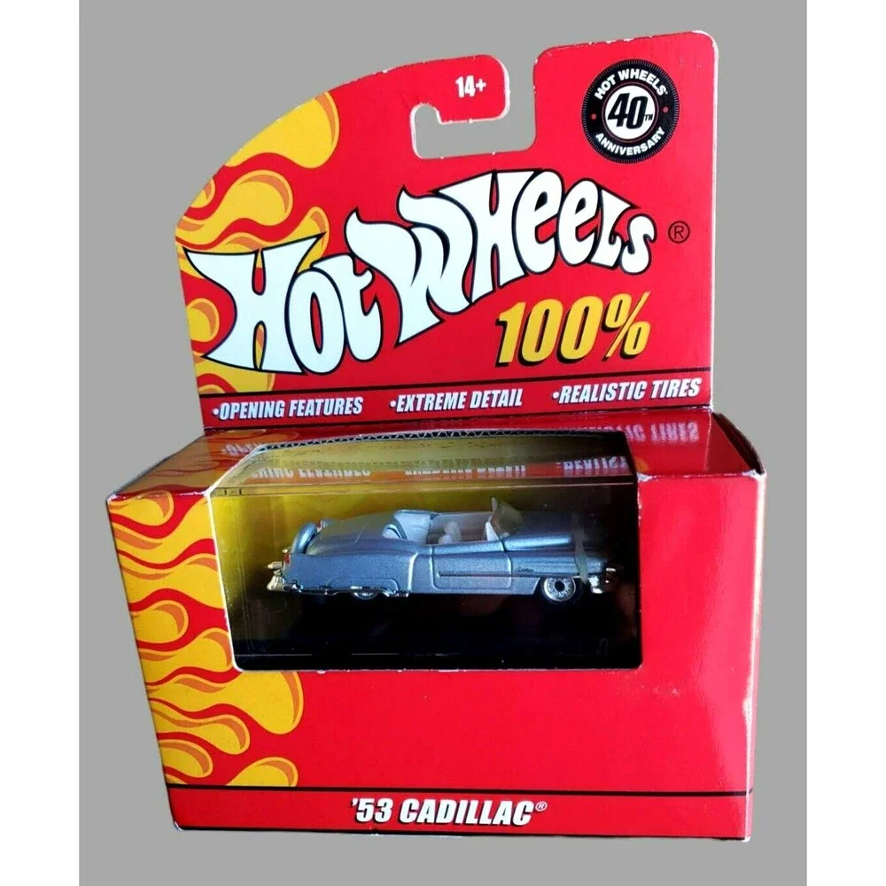 2008 100% Hot Wheels '53 CADILLAC ELDORADO CONVERTIBLE Silver 40Th. Anniversary